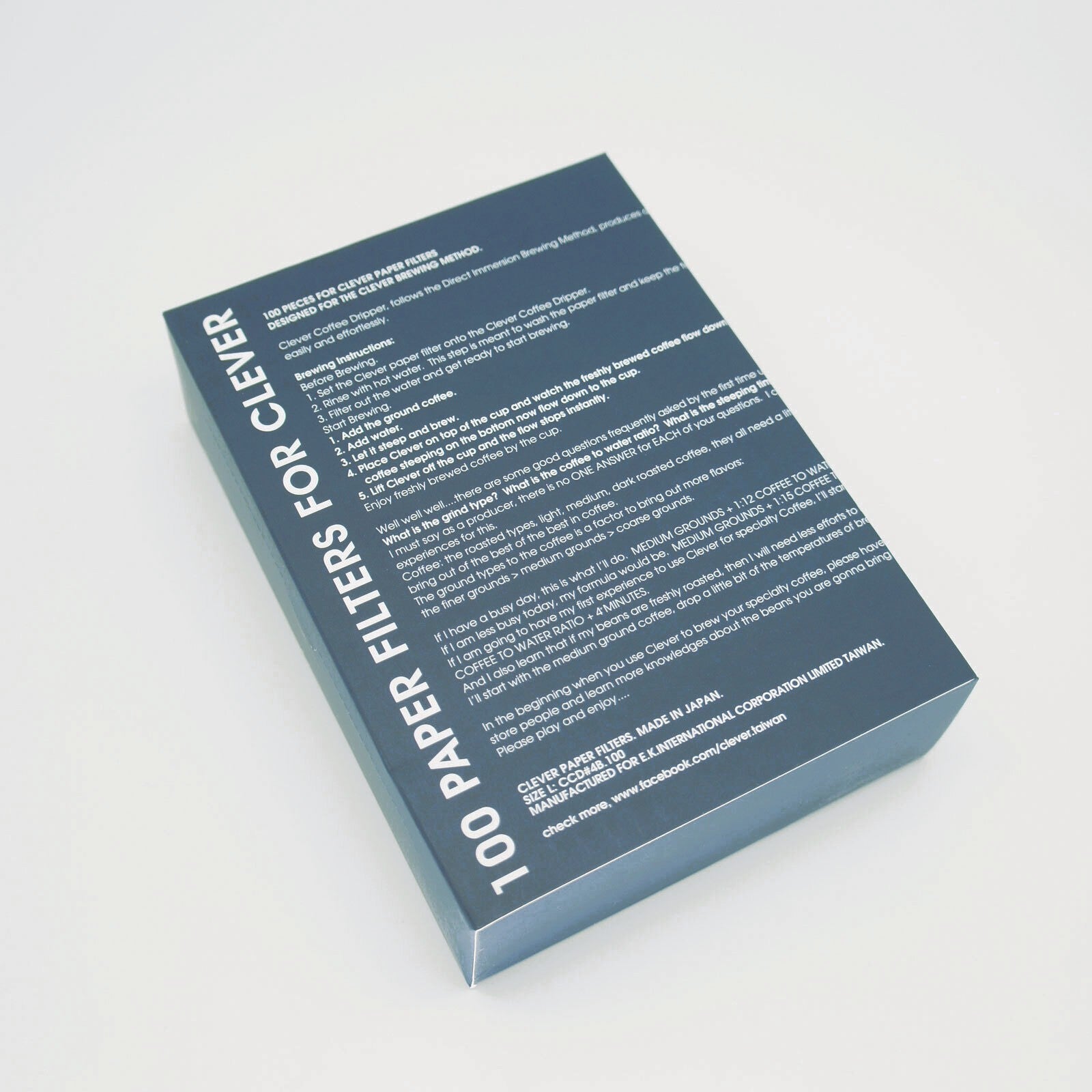 Clever #4 Paper Filters — 100 Pack