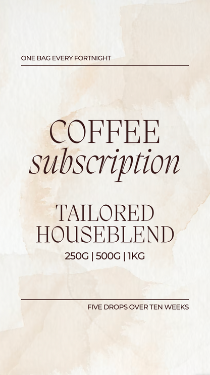 Coffee Subscription | Houseblend Tailored