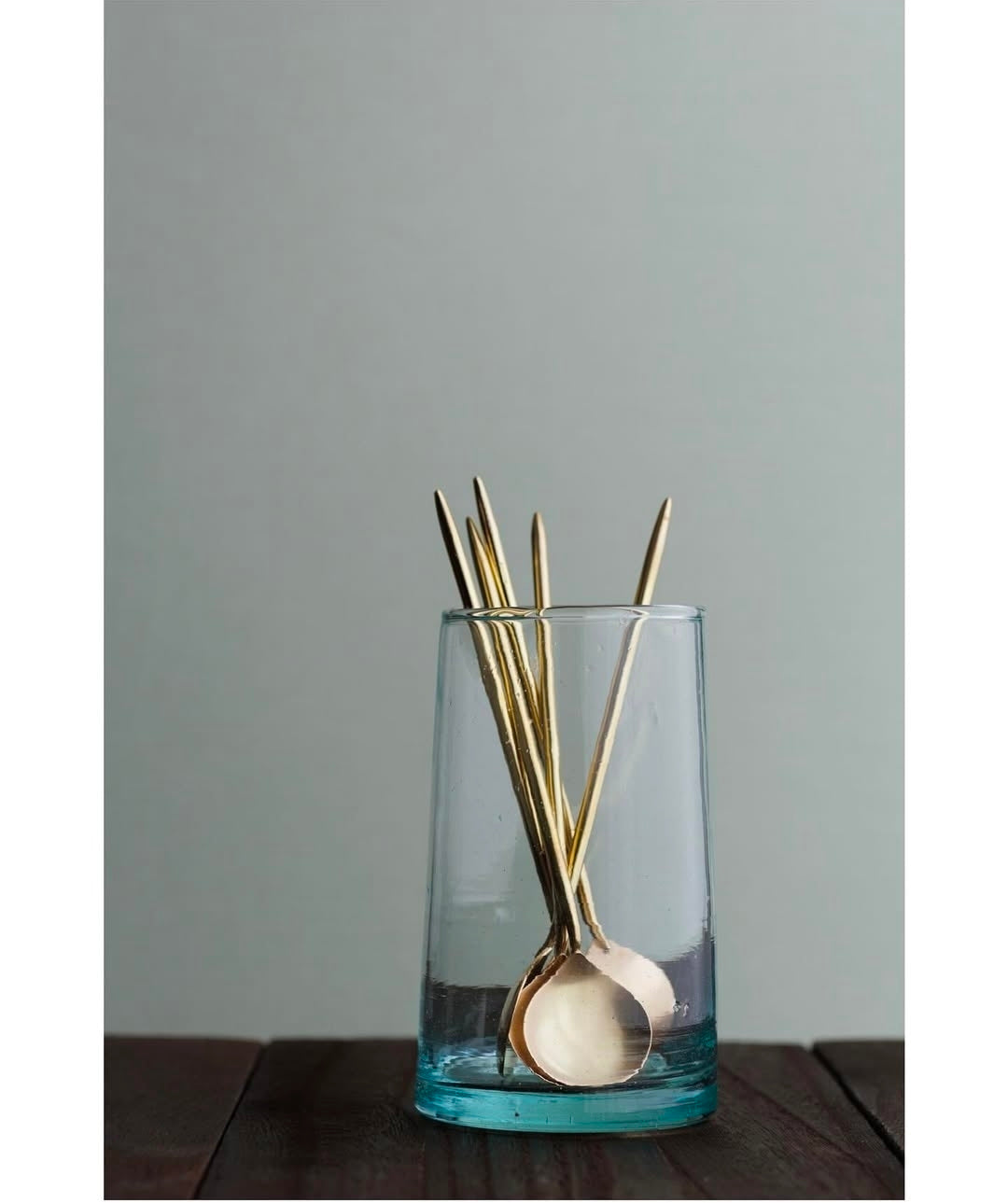 Rin Spoon- Brass Coffee Spoon By Chouette